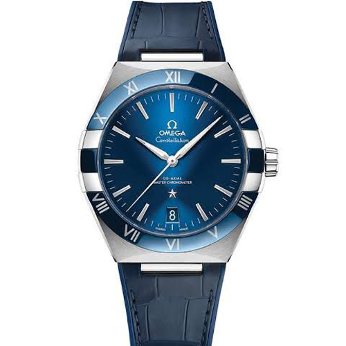 Luxury watch constellation co axial master chronometer 41 mm Blue (Refurbished)