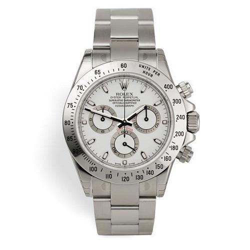 Luxury Watch Daytona Silver White Dial (Refurbished)