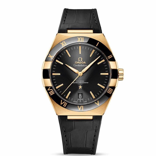 Luxury watch constellation co axial master chronometer 41 mm Rose gold black  (Refurbished)