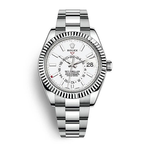 Luxury Watch Sky Dweller Oyster White Dial (Refurbished)