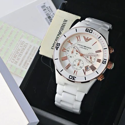 Luxury Watch Ceramica Series White Gold (Refurbished)