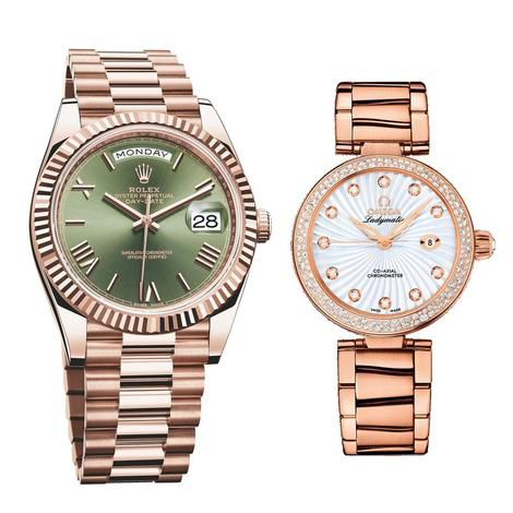 Luxury Watch Rosegold Wow Couple (Refurbished)