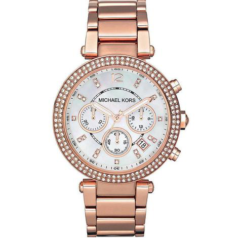 Designer Watch Ladies Parker Chronograph Watch Mk5491 (Refurbished)
