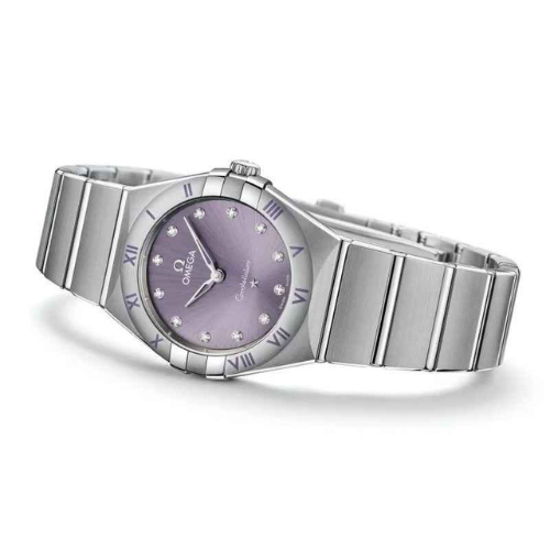 Designer Watch Constellation Purple 28mm Stainless Steel Ladies (Refurbished)