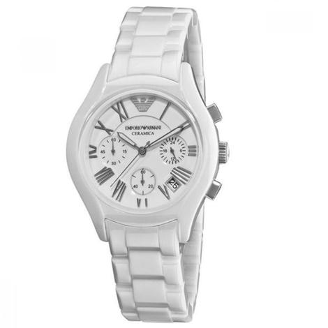 Luxury Watch Stainless Steel Chronograph White 1527 (Refurbished)