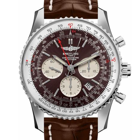 Designer Watch Stylish Navitimer Brown 7712 (Refurbished)