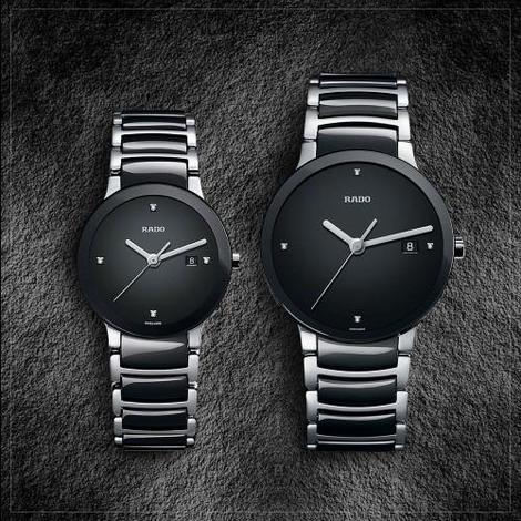Royal Watch Centrix Black 9554 Couple (Refurbished)