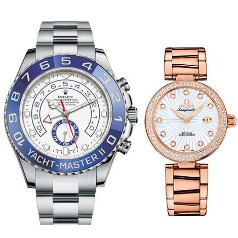 Luxury Watch Stylish Couple 7458 (Refurbished)