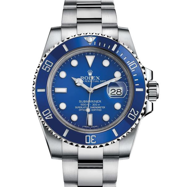 Luxury Watch Submariner Swiss Mechanism Blue 7655 (Refurbished)