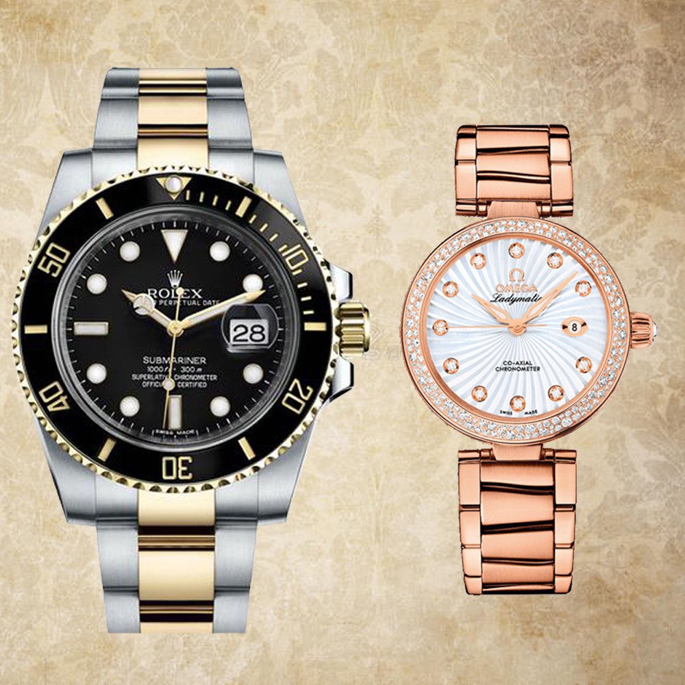 Luxury Watch Classic Couple 1455 (Refurbished)